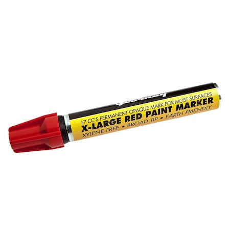 Forney Red Paint Marker, X-Large 70830